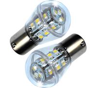 2x HQRP BA15s Base 15 LED SMD3528 Lampadina per 1141 1156 Jayco Rv Interno /