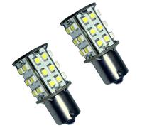 2X HQRP BA15S Luce Naturale LED Per 1141 1156 Uragano 31J Quattro Venti RV