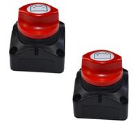 2x HQRP Batteria Scollegare Master Interruttore 12V-48V Impermeabile Isolante