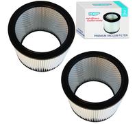 2x HQRP Cartuccia Filtro Per Shop-Vac 90304 Tipo U Ricambio; Pieno Misura Vacs