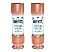 2x HQRP HCNR015 15A 250V Doppio Elemento Temporizzato Fusibile per Bussmann Bp /