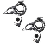 2x HQRP Headset Earpiece per Motorola RDU-4100 RDU-4160D RDV-2080D CP88 CP040