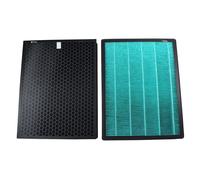 2x HQRP Hepa Purificatore D'Aria Filtri + Carbonio Strato per