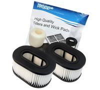 2x HQRP Lavabile Filtri per Hoover Fold Away Widepath senza Sacco, Spider Eretto