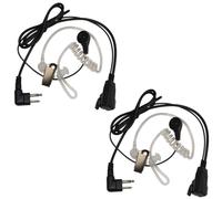 2x HQRP Microfono Auricolare Cuffie per Motorola ECP-100 VL-130 PR-400 EP-450