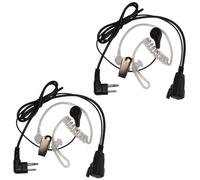 2x HQRP Microfono Auricolare Cuffie per Motorola PMR-446, Mag Un BPR-40, AU-1200