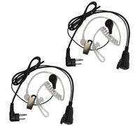 2X HQRP Microfono Auricolare Per Motorola PMR-446, Mag One BPR-40, AU-1200