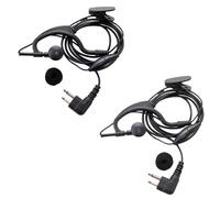 2x HQRP Microfono Headset Earpiece per Motorola CP100 CP125 CP150 CP200 CP250