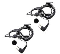 2x HQRP Microfono Headset Earpiece per Motorola Gti GTX LTS-2000 VL-130 PMR-446