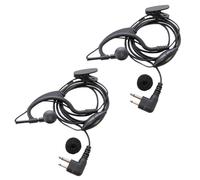 2x HQRP Microfono Headset Earpiece per Motorola RDV-5100 RDV-2020 RDU-2020