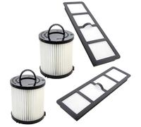 2x HQRP Polvere Coppa Filtri Hepa e Scarico Per Eureka Airspeed Cucciolo Rewind