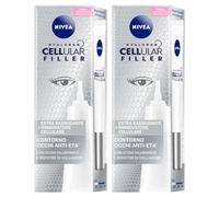 2x Hyaluron Cellular FILLER, Contorno Occhi Anti-Età, Con Acido Ialuronico & Booster Di Collagene. Extra Rassodante + Rinnovatore Di Cellulare 15ml