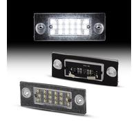 2x Illuminazione Targa LED per Audi A4 Tipo B5 Anno di Cost. 1994-1999