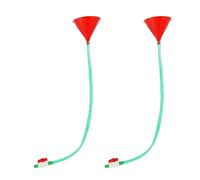 2X Imbuto di Riempimento Nel Plastica Imbuto per Birra Tubo per Tubo Liquid8624