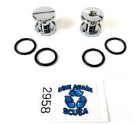 2x Immersioni Bc- Bcd Piastra Posteriore & Imbracatura Libro Vite Supporto 0.8cm