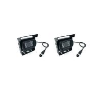 2X Impermeabile 18 LED Retromarcia Retromarcia Retromarcia Parcheggio Telecamera di Backup Visione Notturna IR per 12V 24V Bus Camion