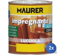 2x IMPREGNANTE CERATO ALL' ACQUA LUCCIOLA MAURER LT 2,50 INCOLORE