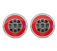 2x Indicatore Freno Coda Posteriore Led 12V/24V per Scania Volvo DAF MAN Renault