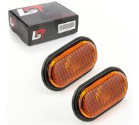 2x Indicatore Parafango Freccia Laterale Sinistra Destra per Renault Clio I