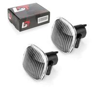 2X Indicatori Laterali Fari Neri Chiari Per AUDI A3 8L A4 8D B5 A8 4D -1999