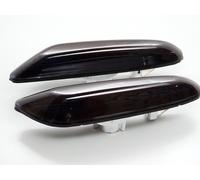 2X Indicatori laterali Per BMW E81 E82 E87 E88 3 Series E90 E91 E92 E93 Neri