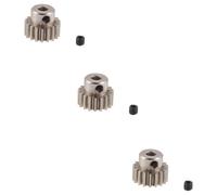 2X(Ingranaggio Motore Pignone In Metallo Albero 3 Pezzi 3,175 mm 32DP 48DP 6484