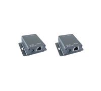 2X Iniettore Gigabit POE MAX30W POE Attivo 9-36 Vdc In 48 Vdc POE Out Supporta Alimentazione Solare, Adattatore, Caricabatterie Portatile