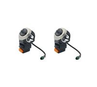 2X Interruttore 3 nel 1 per Bici Elettrica Scooter Elettrico Lampada Anteriore Segnale Acustico Accendi/Spegni La Luce Pulsante Interruttore Luce per