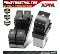 2x Interruttore Alzacristalli Anteriore Sinistro Destro per VW Golf 5 1K1 Touran