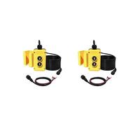 2X Interruttore Comando A Distanza per Rimorchio con Cassone Ribaltabile 3 Fili per Pompa Idraulica Semplice Effetto 12V CC Rimorchio con Cassone