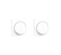 2X Interruttore Della Luce Dimmer Tuya Wifi, Interruttore un Parete del Pannello di Regolazione Touch 100-240 V, Funziona con Alexa Home