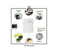 2X Interruttore di Controllo Remoto Wireless Universale 433 MHz AC220V Modulo Relè e Trasmettitore 1000 M per Luce/Cancello del Garage/Motore