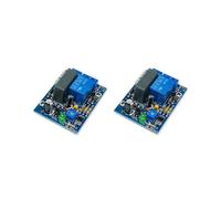 2X Interruttore di Ritardo del Timer Regolabile AC 220V Accensione/Spegnimento Modulo Relè un Tempo Nuovo (0-10 Minuti)