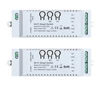 2X Interruttore Intelligente WiFi 2CH Timer DIY APP 85-265V USB 5V 7637
