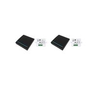 2X Interruttore Intelligente Wireless Tuya Wi-Fi RF433Mhz 1 Gang con Telecomando per Illuminazione A Parete, per Lampade A LED, Nero