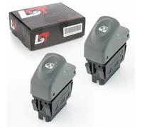 2X Interruttore Pulsante Alzavetro Grigio Per RENAULT KANGOO KC EXPRESS FC 4X4