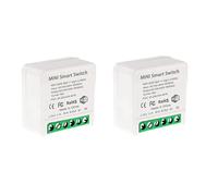 2X Interruttore Relè WiFi, Modulo Interruttore Luce Timer DIY Applicazione Life/Tuya, Telecomando Wireless