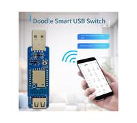 2X Interruttore Timer con Telecomando Tuya USB , Wi-Fi 2.4G per Controllo Remoto, Interruttore con un Tramite APP, Collega e Usa