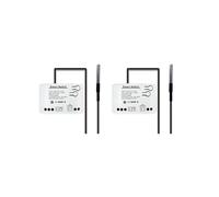 2X Interruttore Zigbee Intelligente Tuya con Sensore di Temperatura Relè Zigbee A Contatto Asciutto Passivo Funziona con Home Assistant AC 85-250 V