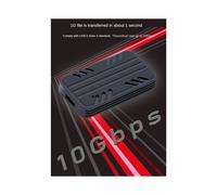 2X Involucro Esterno SSD M.2 NVMe Type-C USB3.1 Gen2 10Gbps Custodia SSD Scatola per Disco Rigido SSD A Doppio Protocollo per SSD 2230