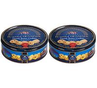 2X Jacobsens Bakery, Biscotti Danesi Originali al Burro Beautiful Denmark Danish Butter Cookies, 454gr [2 Pezzi]