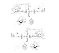 JAPANPARTS MM-00158 Ammortizzatore