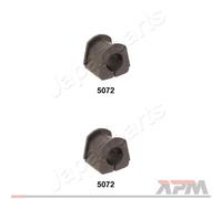 2X Japanparts RU-5072 Cuscinetto Stabilizzatore Anteriore Per Mitsubishi Hyundai