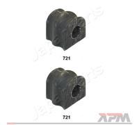 2x Japanparts RU-721 Cuscinetto Stabilizzatrice Frontale per Subaru Forester