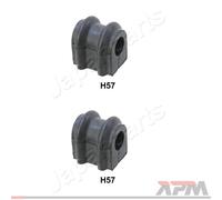 2x Japanparts RU-H57 Cuscinetto Stabilizzatrice Frontale per Hyundai Getz TB