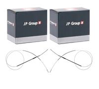 2X JP GROUP CAVI DEL FRENO POSTERIORE Adatto Per VW TRANSPORTER