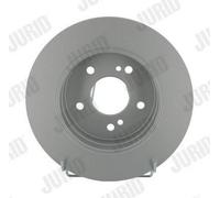 2x JURID 561963JC Disco freno Posteriore adatto per MERCEDES-BENZ SLK (R170)