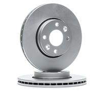 2x JURID 562268JC Disco freno Anteriore per RENAULT MEGANE II (BM0/1, CM0/1)