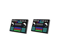 2X K1 Live Sound Card Scheda Audio Portatile Professione Volume Audio Regolabile per La Registrazione di Musica