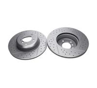 2x KAVO PARTS Disco Freno Ventilato Ø338mm per BMW 1er E87 E81 3er E90 E88